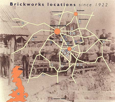 Brickworks map  Chelwood Brick