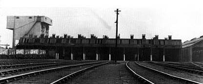 The North Sheds at the
                  Longsight Depot