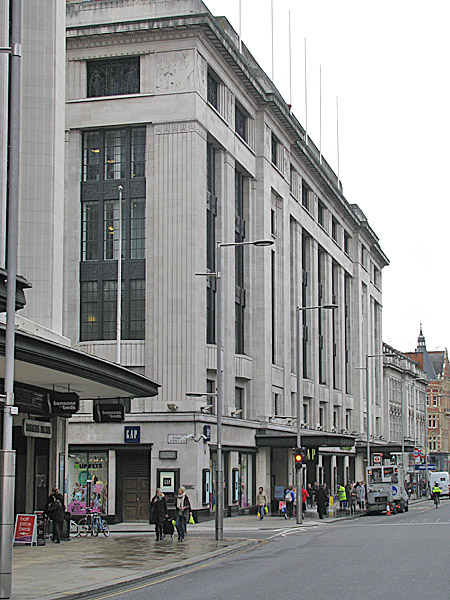 Derry Toms Department Store former High Street Kensington London