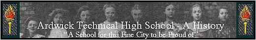 Ardwick Technical High School - A History - Title Banner