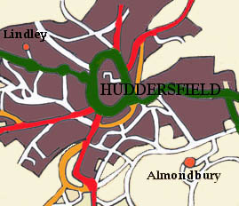 Huddersfield Map
