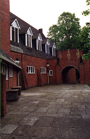 Porch on the west side of the First Church of Christ Scientist