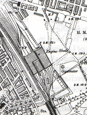 1895 Map of Longsight