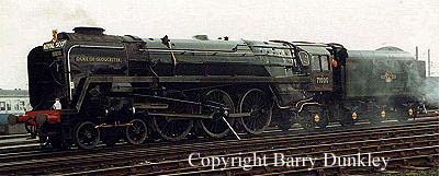 Duke of Gloucester -
                    71000 - Britania Pacific class locomotive