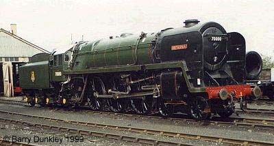 Britania - 70000 -
                    Britania Pacific Class locomotive