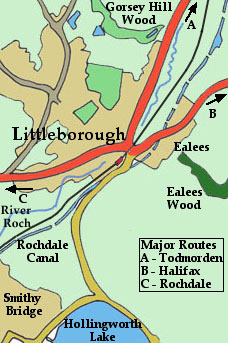 Littleborough Sketch Map © David Boardman