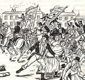 The
                    Peterloo Massacre